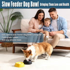 Lick and Roll Bowl for Dogs - The Ultimate No-Mess Slow Feeder for Bone Broth, Yogurt & Supplements | Perfect for Puppies, Seniors, and Post-Op Nutrition