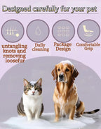Cat Grooming Kit 9-Packs Kitten Puppy Grooming Kit for Dogs | Pet Dog Cat Rabbits Bath Grooming Tools Brush Kit Dog Nail Clippers and Cat Trimming Tools for Short Long Hair Dog Cat