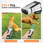 anti Barking Device for Dogs - Ultrasonic Dog Barking Stopper - Safe & Effective Dog Training & Behavior Aids - 3 Adjustable Modes, Rechargeable & Portable Dog Bark Deterrent for Indoor & Outdoor