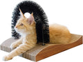 Ultimate Cat Self Groomer & Scratching Pad - 2-in-1 Fun for Your Feline Friend