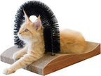 Ultimate Cat Self Groomer & Scratching Pad - 2-in-1 Fun for Your Feline Friend
