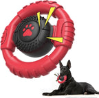 Ultimate Extreme Tough Dog Chew Toy - Indestructible Squeaky Steering Wheel for Aggressive Chewers - Perfect for Large Dogs & Endless Fun!
