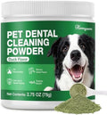 Revolutionary Dog & Cat Dental Powder - Natural Herbal Formula for Fresh Breath, Tartar & Plaque Reduction - No Brush Needed, Easy Pet Food Additive (2.75Oz)