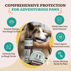 Protect Your Pup's Paws with PawTection Dog Paw Wax – 1 Oz Tin for Summer Adventures on Hot Pavement and Sandy Beaches