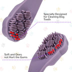 4 Pack Silicone Dog & Cat Finger Toothbrush Kit - Food Grade, Safe, Non-Toxic, Easy Teeth Cleaning, Prevents Bad Breath & Oral Inflammation