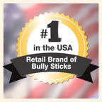 Irresistible Cadet Bully Stick Dog Chews - 5.2 Ounce Pack for Small Dogs