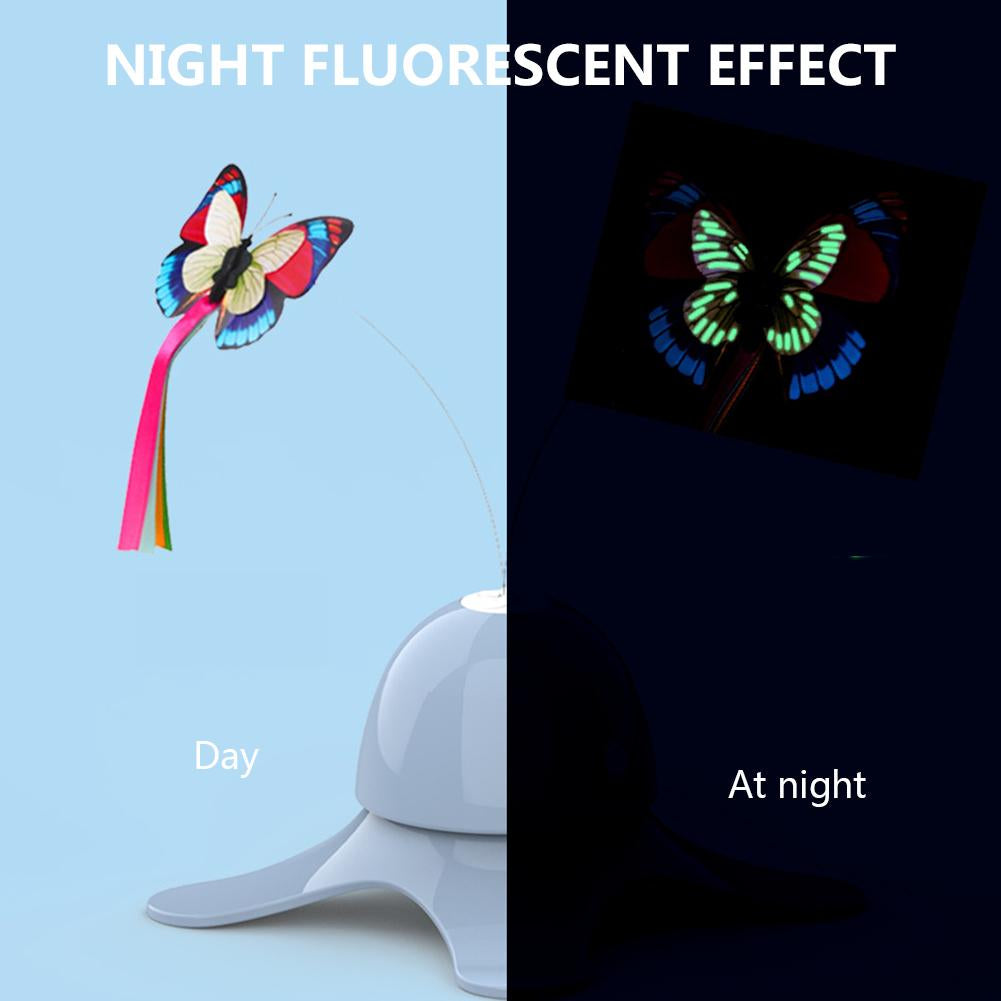 Engaging Electric Butterfly Cat Toy - Keep Your Feline Friends Entertained!