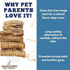 Indulge Your Pup with 6 Inch Beef Trachea Chews - 100 Count of Nutrient-Rich, Digestible Treats for Healthy Teeth and Joints!