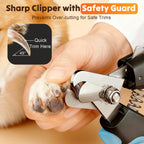 Silent Dog Nail Grinder, Whisper Quiet Claw Trimmer for Sensitive Pets, Safe & Stress-Free Nail Grooming for Dogs and Cats