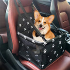 Ultimate Portable Dog Car Seat for Small Pets - Washable Booster Seat with Clip-On Leash for Safe Travel