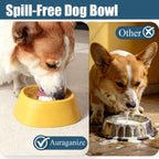 Lick and Roll Bowl for Dogs - The Ultimate No-Mess Slow Feeder for Bone Broth, Yogurt & Supplements | Perfect for Puppies, Seniors, and Post-Op Nutrition