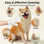 Revitalize Your Pet's Cleanliness with Our 6PCS Wash-Free Gloves - Perfect for Cats and Dogs!