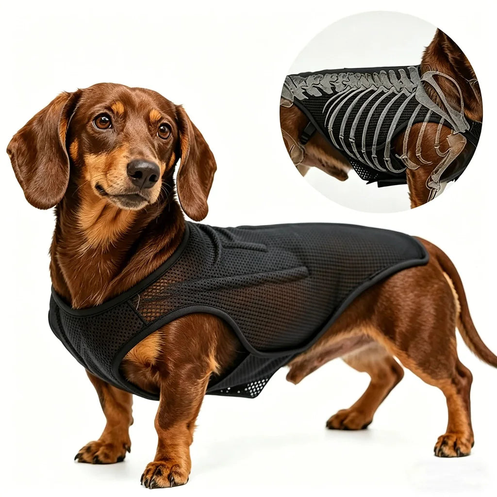 Pet Lumbar Spine Protective Clothing Relief Dog Back Pain Lumbar Disc Herniation Support Plate Wearable Back Support Dog Vest