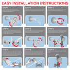Oxygenics  Dog Bathing Kit, Pet Shower Sprayer & Grooming Hose for Indoor/Outdoor Use