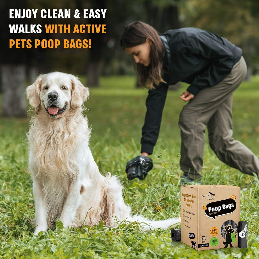 Extra Thick Lavender-Scented Dog Waste Bags - Eco-Friendly, Leak-Proof, and Easy-Tear for Hassle-Free Poop Disposal