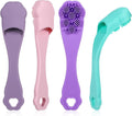 4 Pack Silicone Dog & Cat Finger Toothbrush Kit - Food Grade, Safe, Non-Toxic, Easy Teeth Cleaning, Prevents Bad Breath & Oral Inflammation
