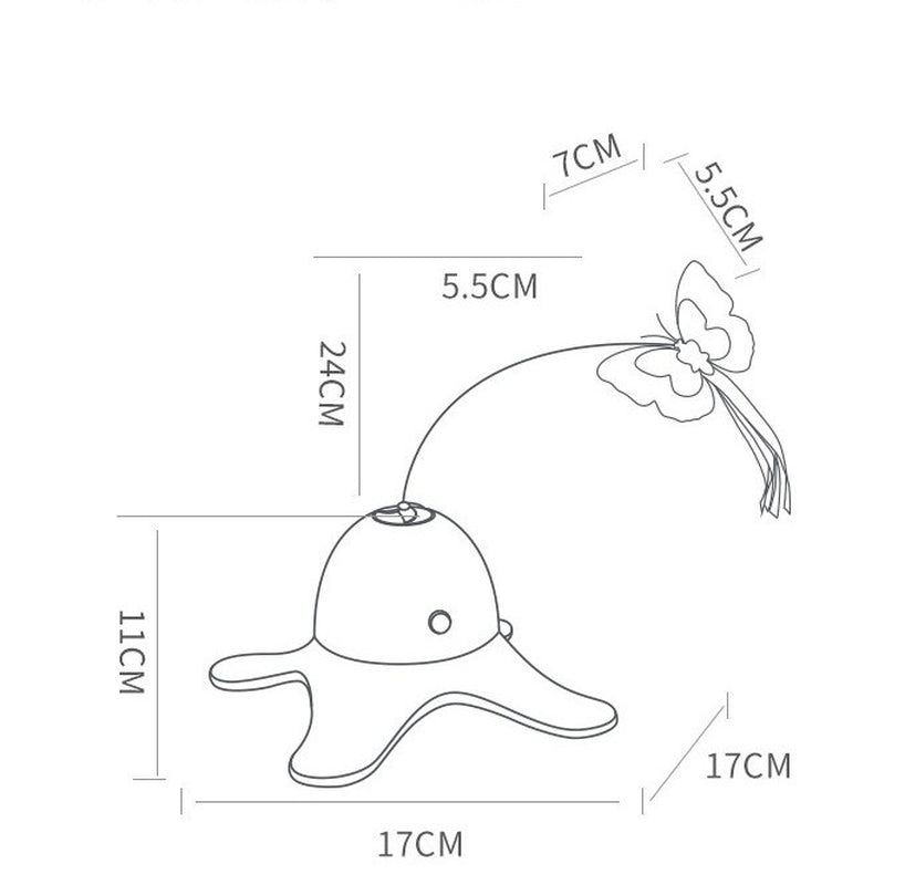 Engaging Electric Butterfly Cat Toy - Keep Your Feline Friends Entertained!