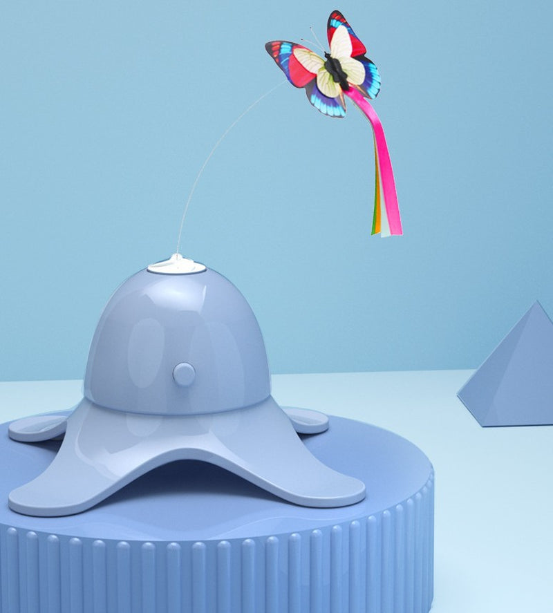 Engaging Electric Butterfly Cat Toy - Keep Your Feline Friends Entertained!