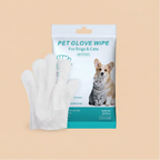 Pet Glove Wipe No Tag Peach Background